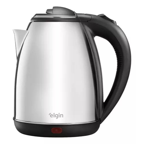 Chaleira Elétrica Elgin inox 1,8L com Desligamento Automático - Esquentar Água 110v ou 220v