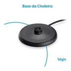 Chaleira Elétrica Elgin inox 1,8L com Desligamento Automático - Esquentar Água 110v ou 220v