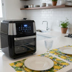 Fritadeira Oven Fry 4 em 1 Elgin Display Digital 12 Litros 1800W + Brinde Jogo Americano