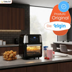 Fritadeira Oven Fry 4 em 1 Elgin Display Digital 12 Litros 1800W + Mixer de Mão Elgin 2 em 1