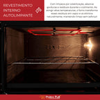 Forno de Bancada Elétrico - Fischer Grill - 44L - Branco - Autolimpante - 50 à 320ºC