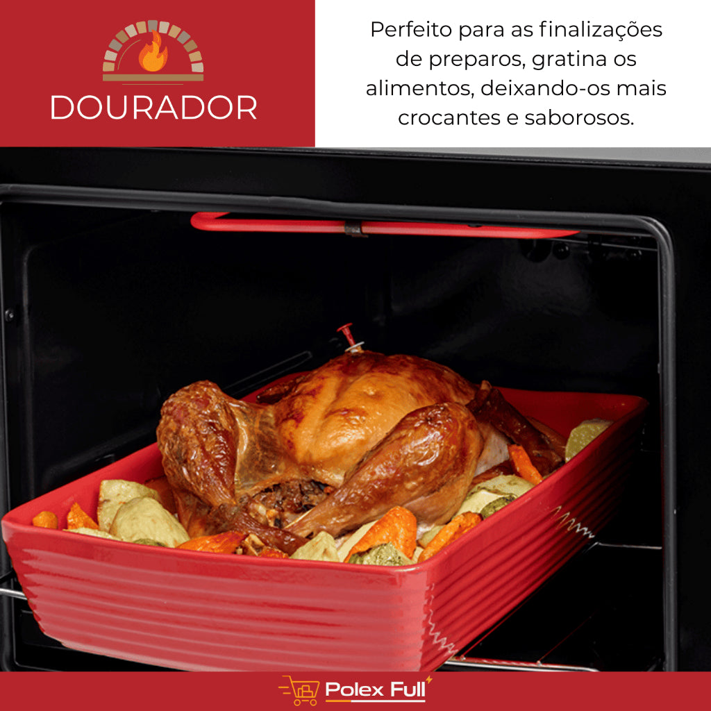 Forno Elétrico De Bancada - Fischer Pop Grill - 44 litros- 1775w - Preto