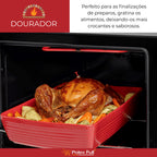 Forno Elétrico De Bancada - Fischer Pop Grill - 44 litros- 1775w - Preto