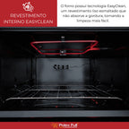 Forno Elétrico De Bancada - Fischer Pop Grill - 44 litros- 1775w - Preto