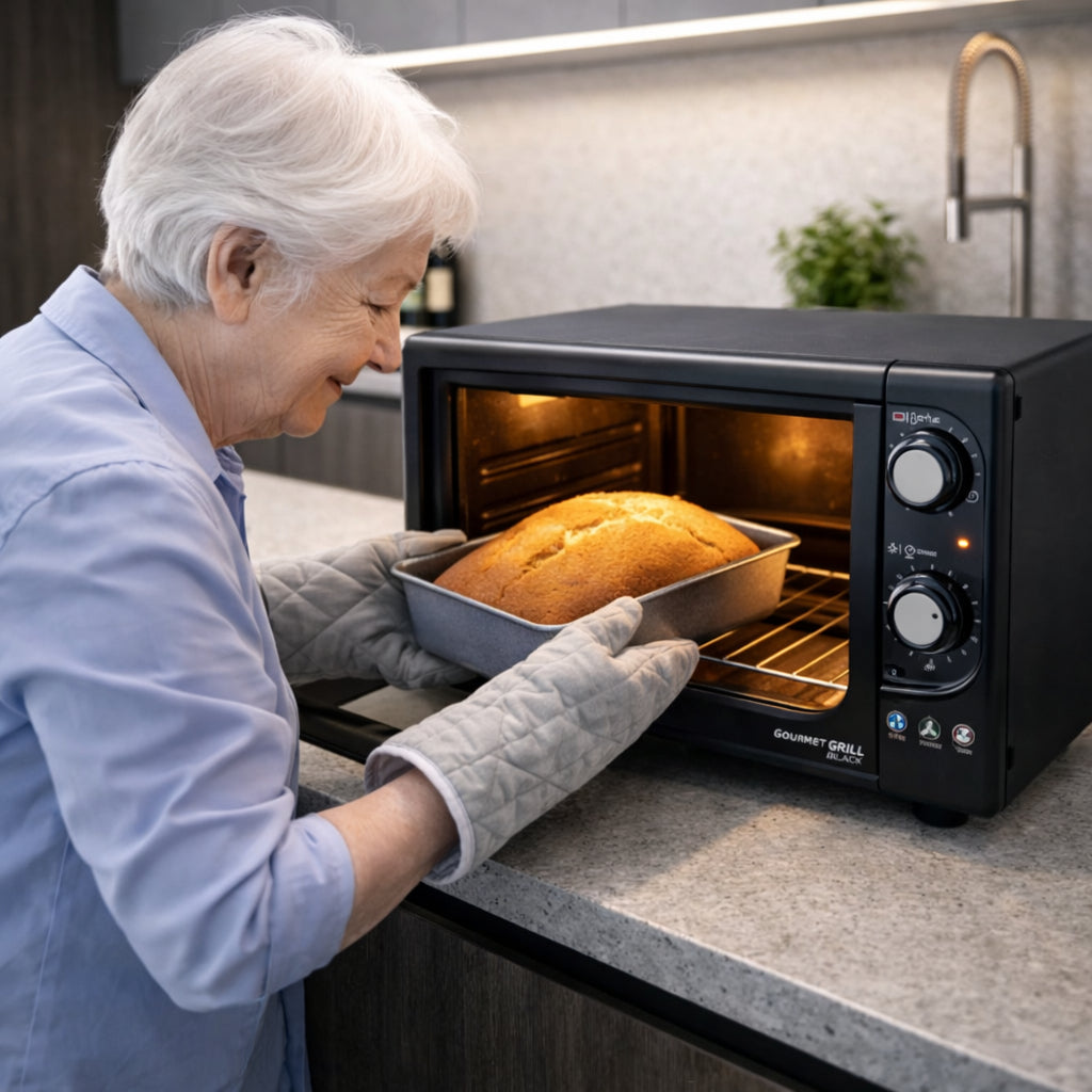 Forno Elétrico Fischer Gourmet Grill 44L Preto Bancada com Dourador e Timer