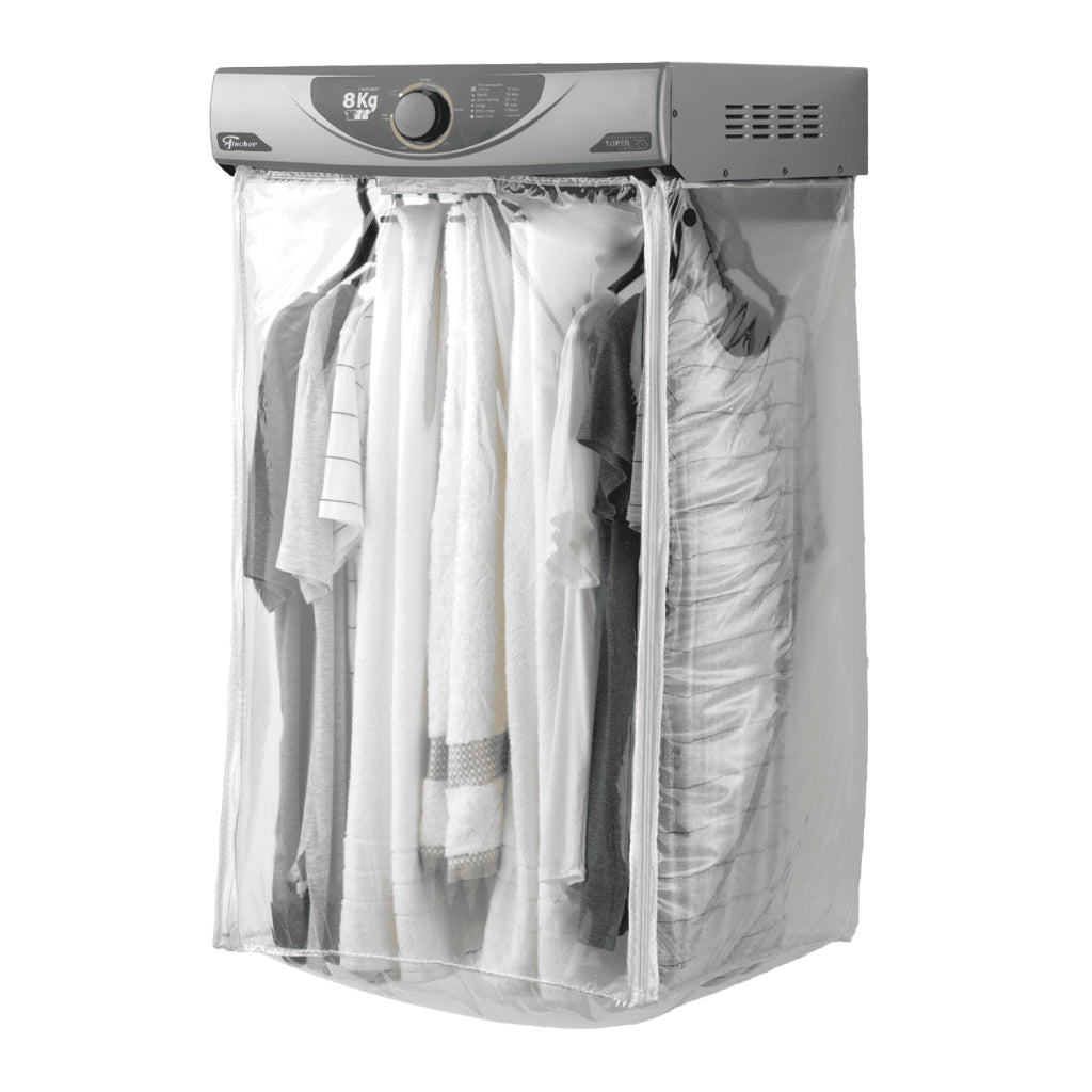 Secadora de Roupas de Parede 8Kg Super Ciclo Branca/Cinza Fischer