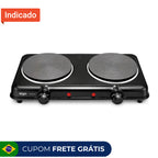 Fogão elétrico de mesa 2 bocas 2.000 watts - Cook For Two Elgin