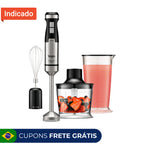 Mixer 1000W 3 em 1 Elgin Power Inox - Batedor Processador