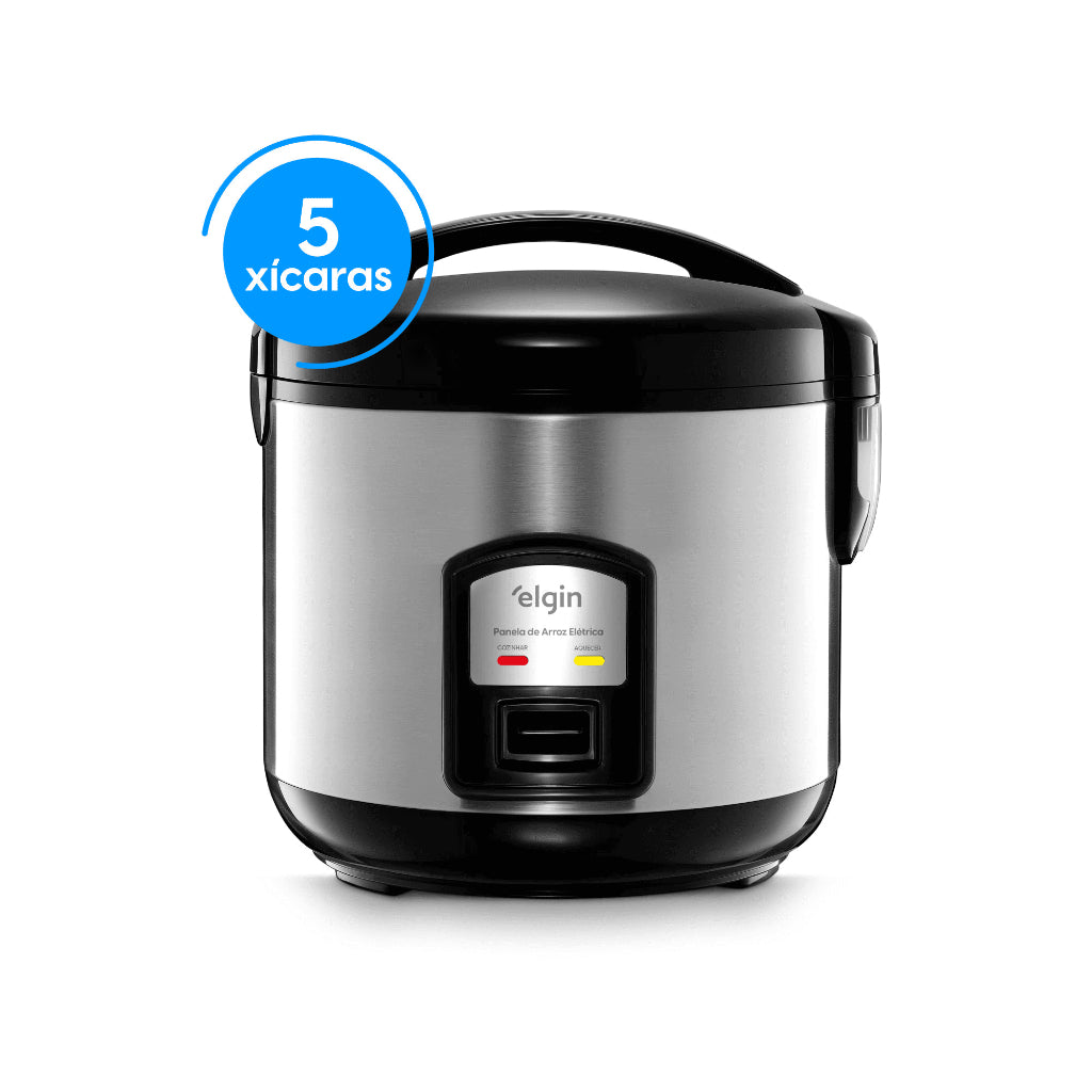 Panela De Arroz Elétrica Inox Elgin 5 Xícaras - 400w