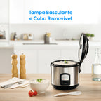 Panela De Arroz Elétrica Inox Elgin 5 Xícaras - 400w
