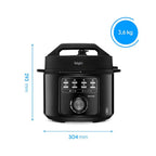 Panela De Pressão Elétrica Fast Cook Preta Elgin - 900w