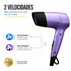 Secador Glossy Color To Go Para Viagem 1200w Bivolt Elgin
