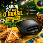 Sanduicheira Grill 2 Em 1 Brunch Time Elgin - Antiaderente, 800W