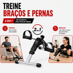 Mini Bicicleta Ergométrica Digital Dobrável Fitness Pedalinho - Polex Full Training - Reabilitação Fisioterapia