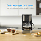 Cafeteira Elétrica Elgin Essential 19 Xícaras 600w Jarra De Vidro
