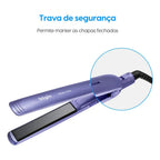 Prancha De Cabelo Glossy Color Elgin Cor Lilás 50W Bivolt