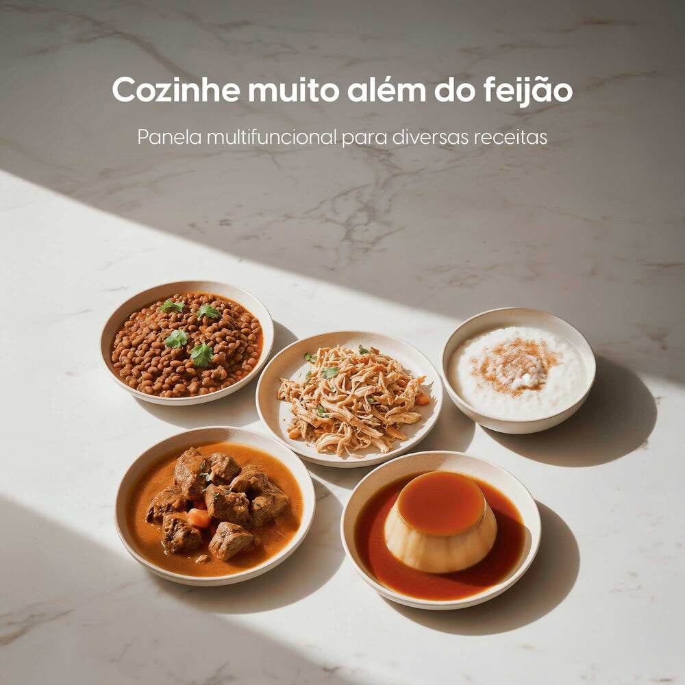 Panela De Pressão Elétrica Fast Cook Preta Elgin - 900w