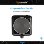 Fogão elétrico de mesa 1 Boca 1.000 watts - Cook For You Elgin