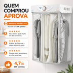 Secadora de Roupas de Parede 8Kg Super Ciclo Branca Fischer