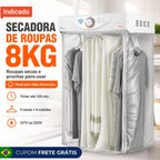 Secadora de Roupas de Parede 8Kg Super Ciclo Branca Fischer