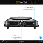 Fogão elétrico de mesa 1 Boca 1.000 watts - Cook For You Elgin