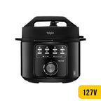 Panela De Pressão Elétrica Fast Cook Preta Elgin - 900w