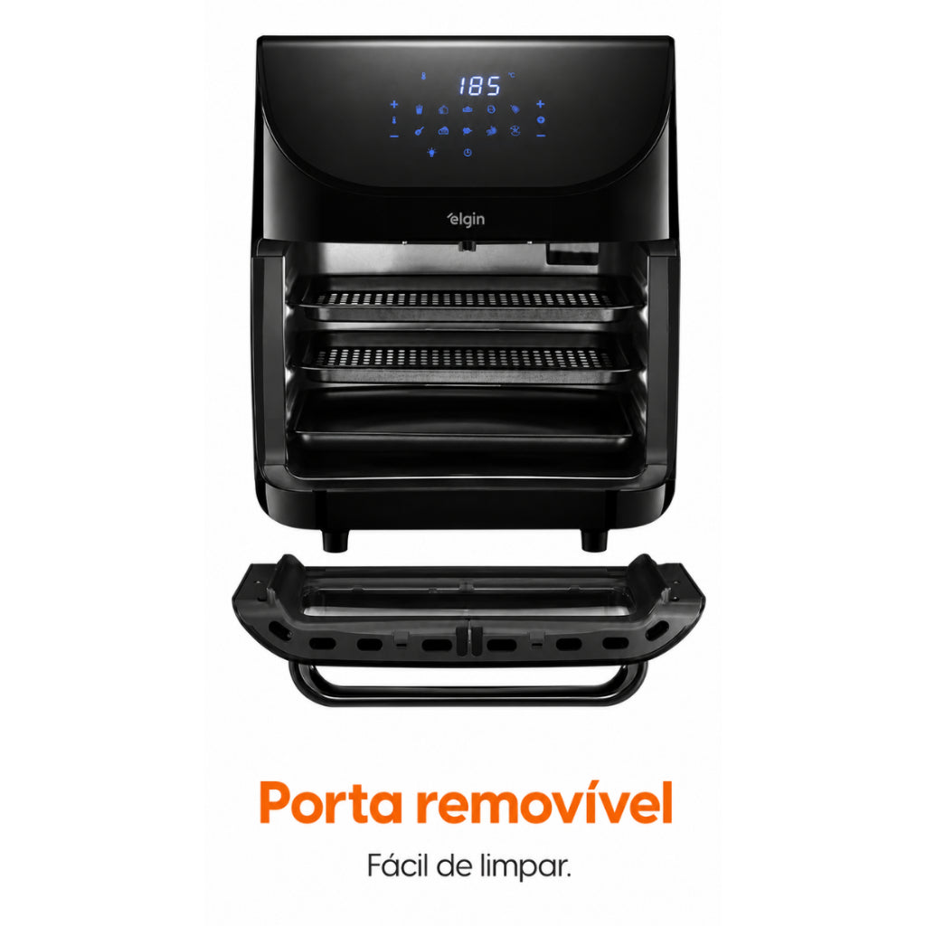 Fritadeira Air Fryer 12Litros Family Oven Fry Elgin 1900W