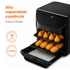 Fritadeira Air Fryer 12Litros Family Oven Fry Elgin 1900W