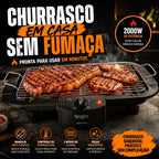Churrasqueira Elétrica Elgin BBQ Show Mesa Anti-Fumaça