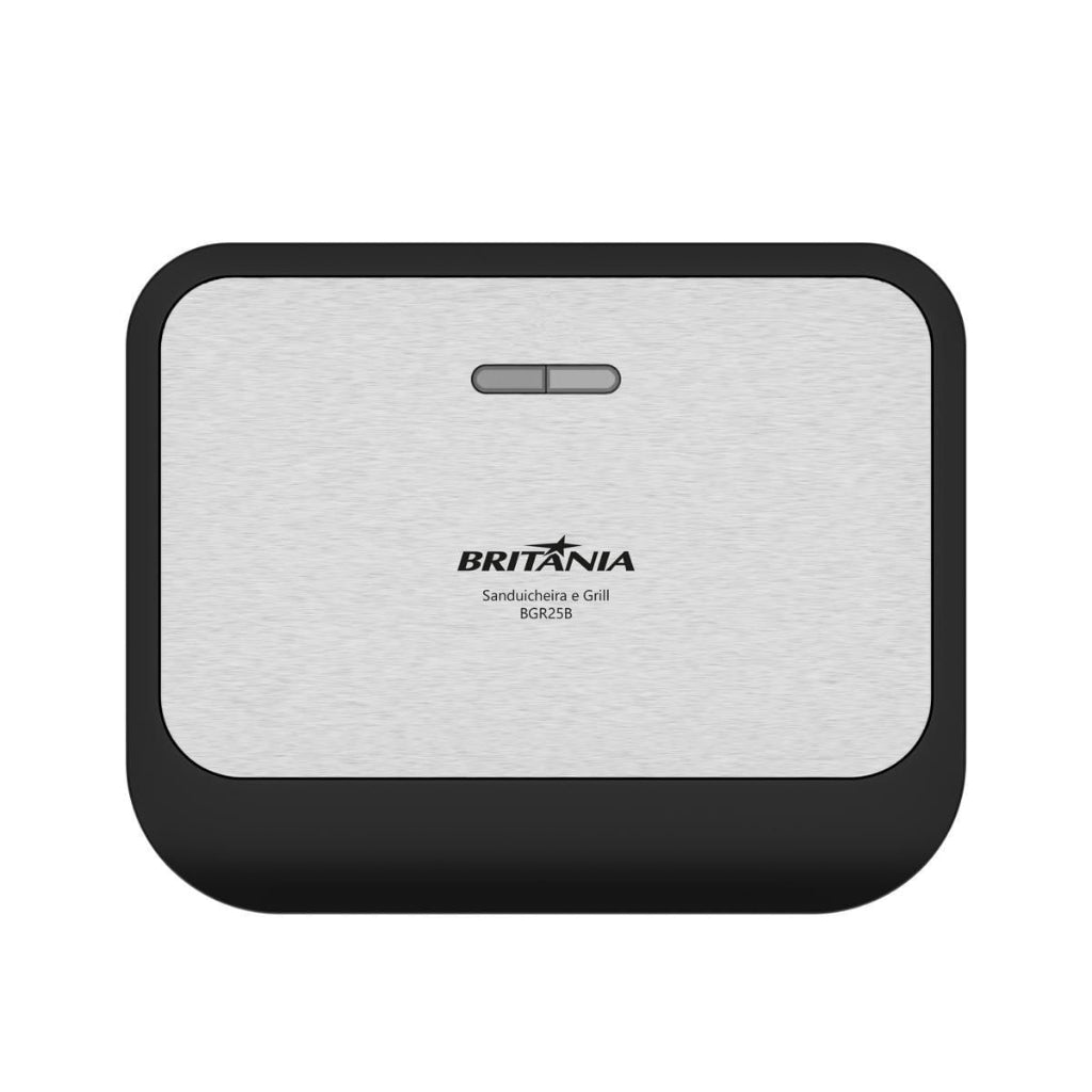 Sanduicheira e Grill Britânia Inox 2 em 1 750W BGR25B