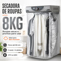 Secadora de Roupas de Parede 8Kg Super Ciclo Silver Fischer