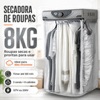 Secadora de Roupas de Parede 8Kg Super Ciclo Silver Fischer