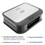 Sanduicheira e Grill Britânia Inox 2 em 1 750W BGR25B