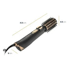 Escova Rotativa Ber21pd Preto E Dourado Bivolt