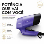 Secador Glossy Color To Go Para Viagem 1200w Bivolt Elgin
