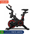 Bicicleta Spinning Ergométrica Exercícios - Monitor Profissional - Suporta até 120kg - Polex Full