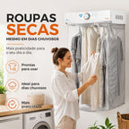Secadora de Roupas de Parede 8Kg Super Ciclo Branca/Cinza Fischer
