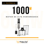 Mixer 1000W 3 em 1 Elgin Power Inox - Batedor Processador