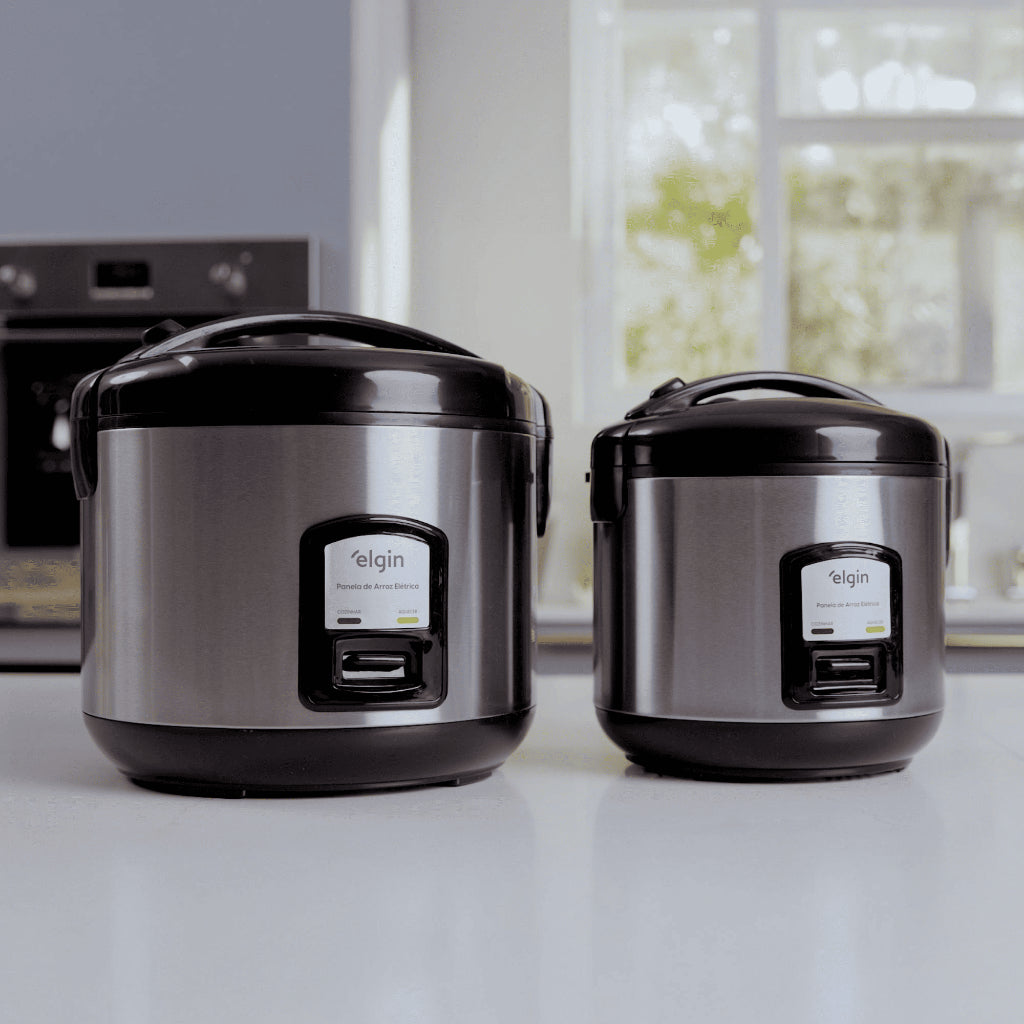 Panela De Arroz Elétrica Inox Elgin 5 Xícaras - 400w