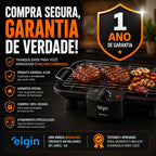 Churrasqueira Elétrica Elgin BBQ Show Mesa Anti-Fumaça