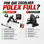 Mini Bicicleta Ergométrica Digital Dobrável Fitness Pedalinho - Polex Full Training - Reabilitação Fisioterapia