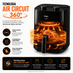 Fritadeira Air Fryer Facilita Fry 3,5 Litros Preta Elgin