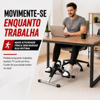 Mini Bicicleta Ergométrica Digital Dobrável Fitness Pedalinho - Polex Full Training - Reabilitação Fisioterapia