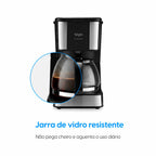 Cafeteira Elétrica Elgin Essential 19 Xícaras 600w Jarra De Vidro