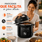 Panela De Pressão Elétrica Fast Cook Preta Elgin - 900w