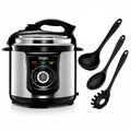 Panela De Pressão Elétrica Elgin 4l Inox + Brinde Utensílios