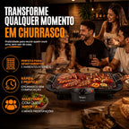 Churrasqueira Elétrica Elgin BBQ Show Mesa Anti-Fumaça