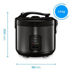 Elgin Visio Glass Panela de Arroz Elétrica 5 Xícaras 400W Tampa de Vidro Função Vapor