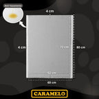 Tapetes Higiênicos Com Carvão Ativado 90 unidades Tamanho 80x60 para Cachorros - Caramelo
