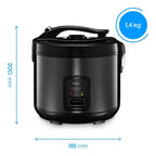 Elgin Visio Glass Panela de Arroz Elétrica 5 Xícaras 400W Tampa de Vidro Função Vapor